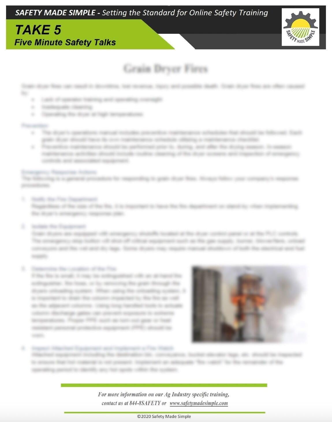 Take 5 Toolbox from Safety Made Simple